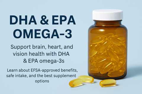 DHA EPA Omega-3 Supplements for Brain & Heart Health - Topvitamine