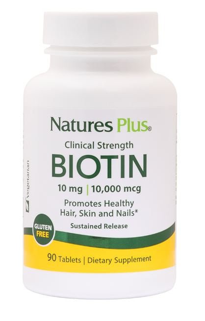 Biotin Sustained Release (90 Tablets) - Nature's Plus - Topvitamine