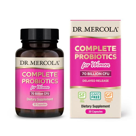 Complete Probiotics for Women (70 Billion CFU) (30 Capsules) - Dr. Mercola - Topvitamine