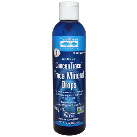 ConcenTrace, Trace Mineral Drops (237 ml) - Trace Minerals Research - Topvitamine
