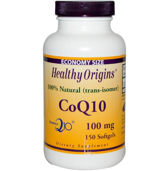 CoQ10 100 mg - 150 Softgels - Healthy Origins - Topvitamine