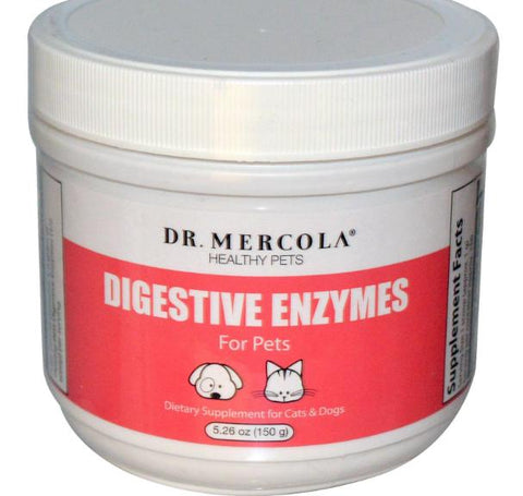 Digestive Enzymes for Pets (120 g) - Dr. Mercola - Topvitamine