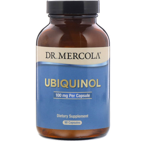 Dr. Mercola, Premium Supplements, Ubiquinol, 90 Capsules - Topvitamine