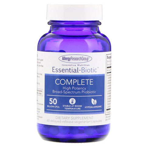 Essential - Biotic Complete 50 Billion CFU's 60 Delayed - Release Vegetarian Capsules - Allergy Research Group - Topvitamine