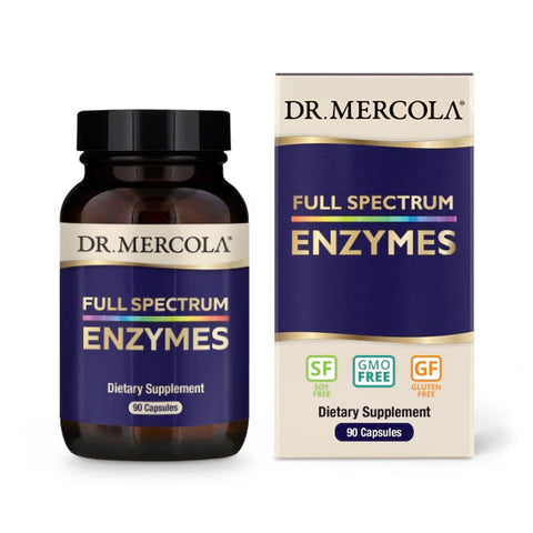 Full Spectrum Enzymes (90 Capsules) - Dr. Mercola - Topvitamine