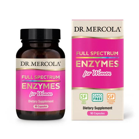 Full Spectrum for Women Enzymes (90 Capsules) - Dr. Mercola - Topvitamine