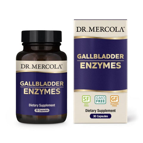 Gallbladder support Enzymes (30 Capsules) - Dr. Mercola - Topvitamine