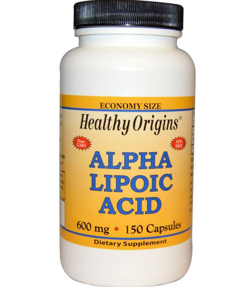 Healthy Origins, Alpha Lipoic Acid 600 mg, 150 Capsules - Topvitamine