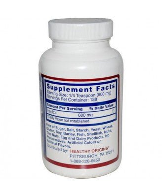 Healthy Origins, Inositol Powder, 4 oz (113 g) - Topvitamine