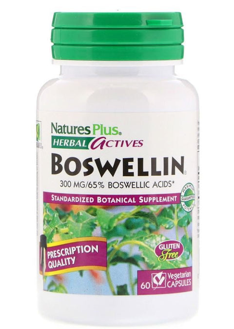 Herbal Actives - Boswellin 300 mg (60 Vegetarian Capsules) - Nature's Plus - Topvitamine