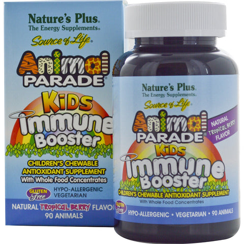 Kids Immune Booster, Natural Tropical Berry Flavor (90 Animals) - Nature's Plus - Topvitamine