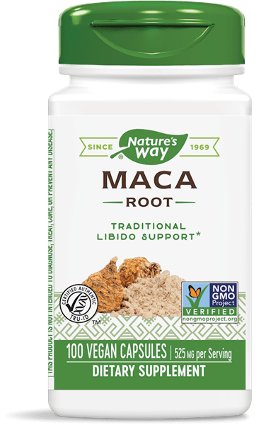 Maca Root 525 mg 100 Capsules - Nature's Way - Topvitamine