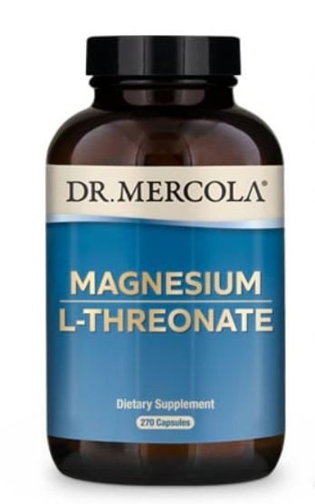 Magnesium L - Threonate (270 Capsules) - Dr. Mercola - Topvitamine