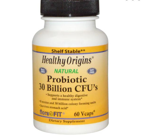 Probiotic 30 Billion CFU's (60 Vcaps) - Healthy Origins - Topvitamine