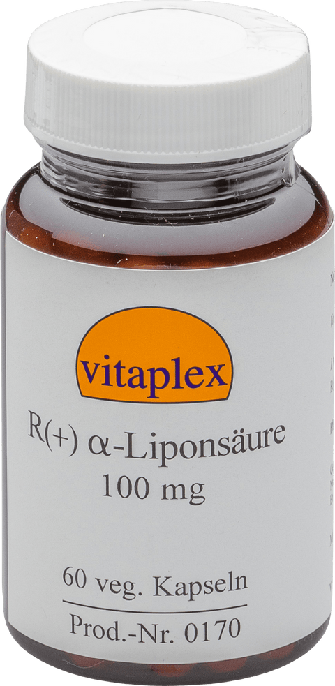 R(+) Alpha - Lipoic Acid 100 mg (60 vegetarian capsules) - Vitaplex - Topvitamine
