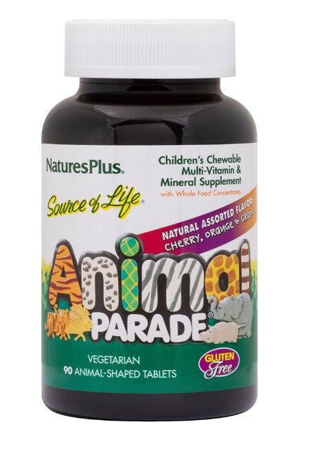 Source of Life Animal - Parade Children's Chewable - Natural Assorted Flavors (90 Chewable Tablets) - Nature's Plus - Topvitamine