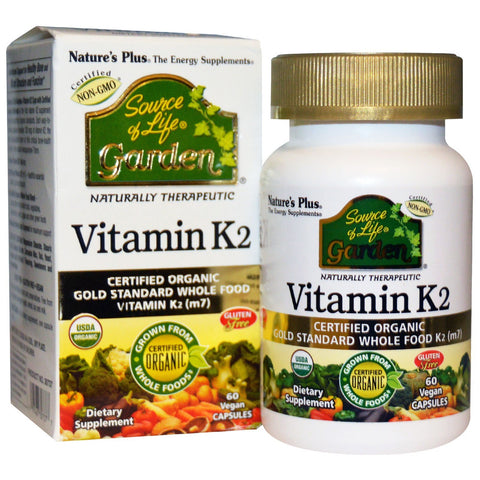 Vitamin K2 (60 Vegan Caps) - Nature's Plus - Topvitamine