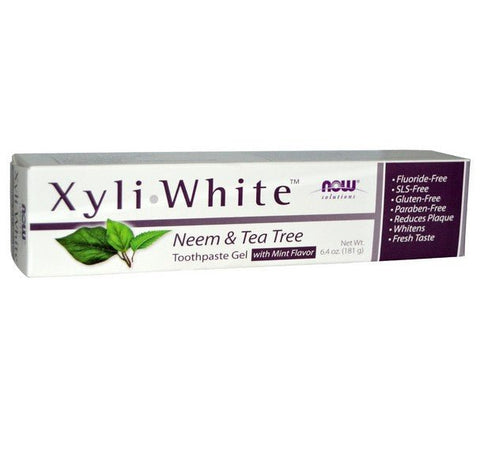 XyliWhite Toothpaste Neem & Tea Tree (181 g) - Now Foods - Topvitamine