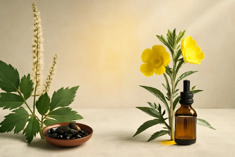 Black Cohosh vs Evening Primrose Oil for Menopause (2026) - Topvitamine