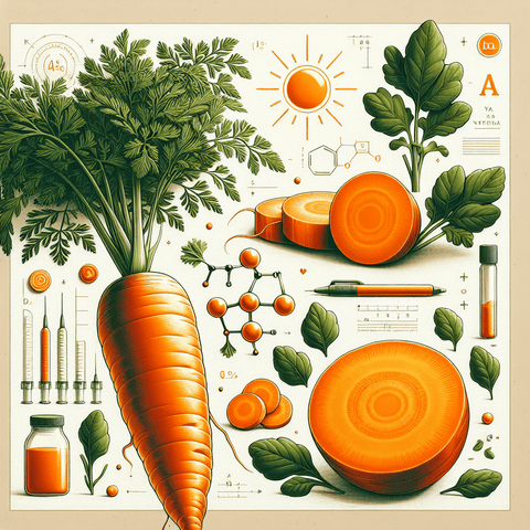 How much vitamin A is in carrots? - Topvitamine