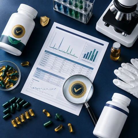 verify supplement lab results