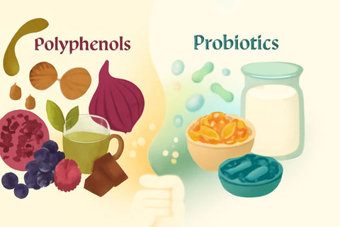 polyphenols vs probiotics