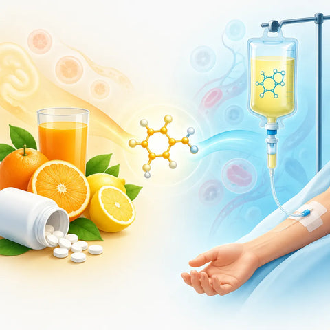 Vitamin C IV vs oral