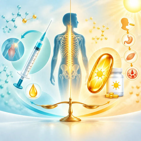 Vitamin D Injection vs Oral Supplements: Which Works Best? (2026) - Topvitamine
