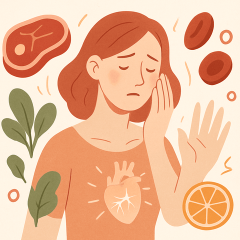 What are the signs of iron deficiency? - Topvitamine