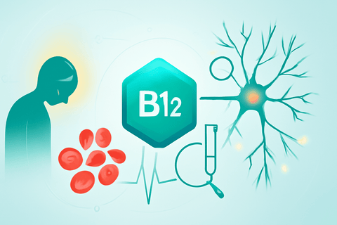 What are the symptoms of a vitamin B12 deficiency? - Topvitamine
