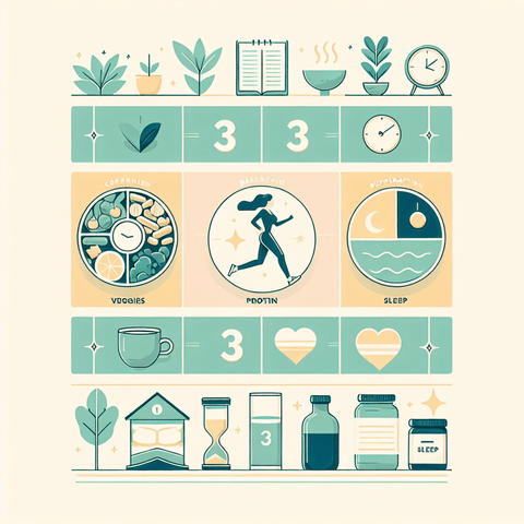 What is the 3-3-3 rule for weight loss? - Topvitamine