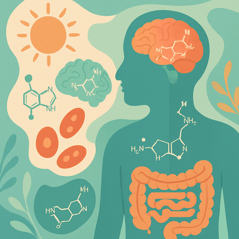 Where is 90% of the serotonin in the body? - Topvitamine