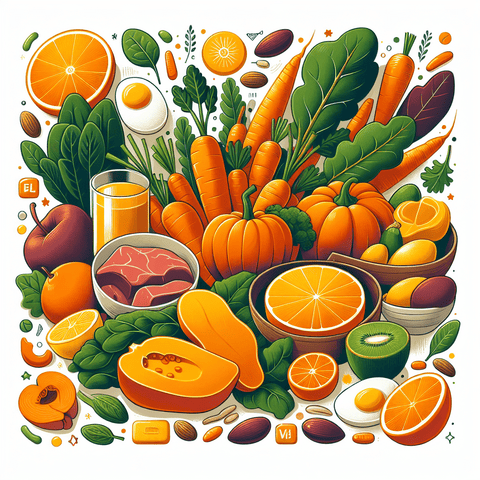 Which food is rich in vitamin A? - Topvitamine