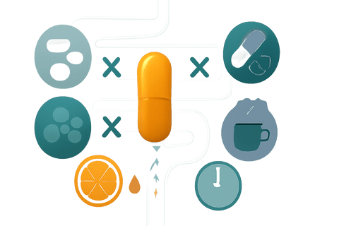 Which vitamins should not be taken with iron? - Topvitamine