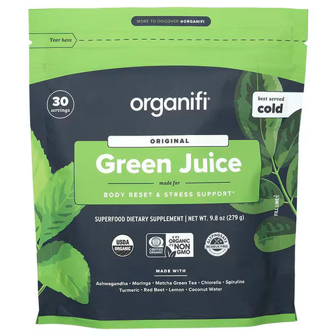 Original Green juice made for bodyreset and stress support (279 gram) - Organifi