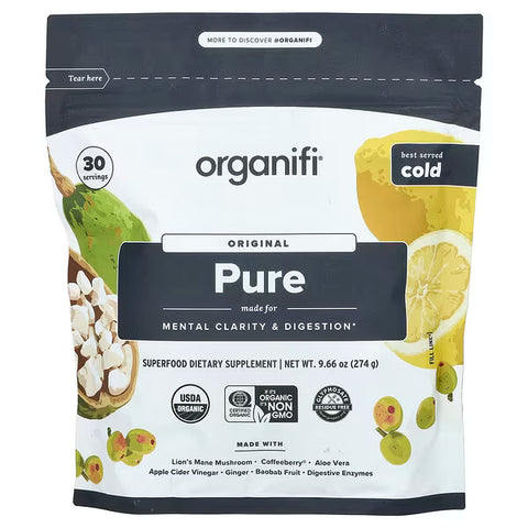Original Pure, made for mental clarity & digestion (274 gram) - Organifi