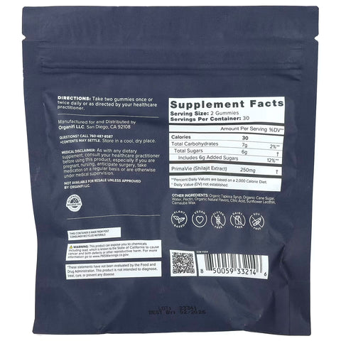 Shilajit gummies (60 gummies) - Organifi