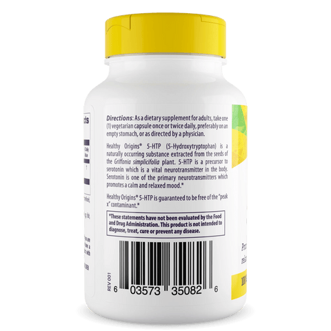 5 - HTP 100 mg (120 Veggie Caps) - Healthy Origins - Topvitamine