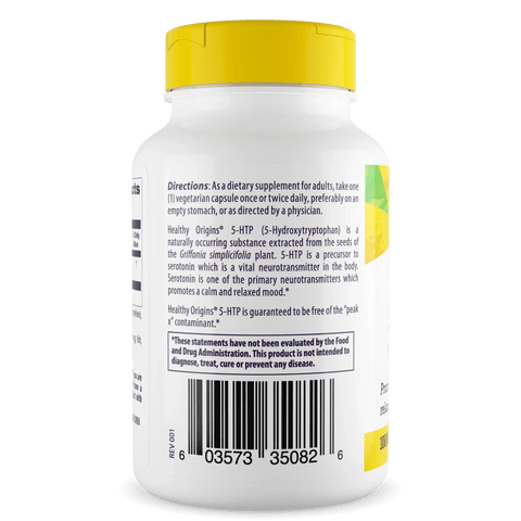 5 - HTP 100 mg (120 Veggie Caps) - Healthy Origins - Topvitamine