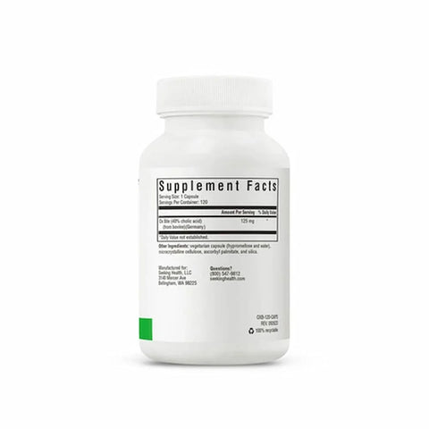 Ox Bile 125 mg (120 capsules) - Seeking Health