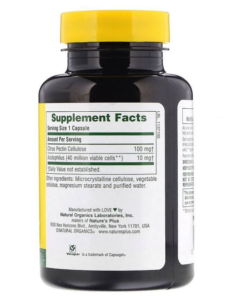 Acidophilus - Lactobacillus (90 Vegetarian Capsules) - Nature's Plus - Topvitamine