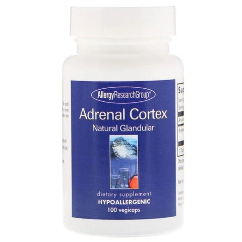 Adrenal Cortex Natural Glandular 100 Vegicaps - Allergy Research Group - Topvitamine