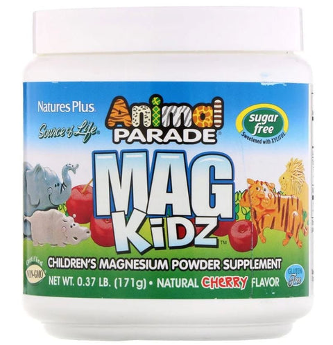 Animal Parade - Mag Kidz - Children's Magnesium - Natural Cherry Flavor (171 grams) - Nature's Plus - Topvitamine