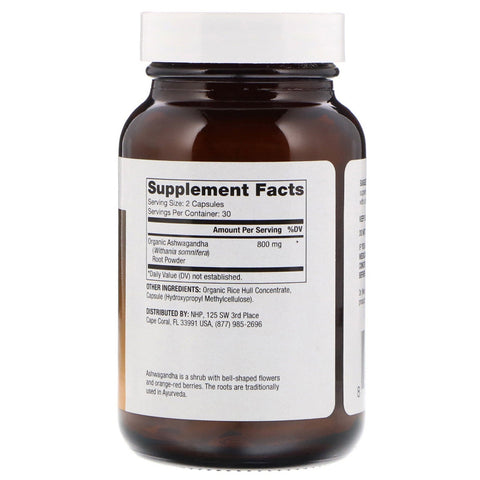 Ashwagandha 800 mg (60 capsules) - Dr. Mercola - Topvitamine