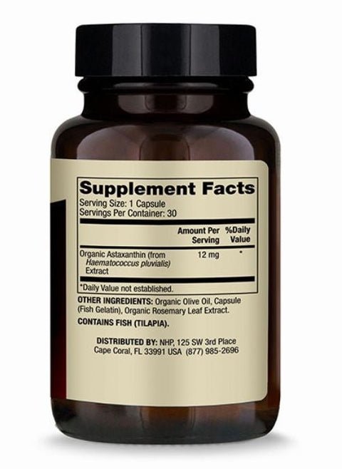 Astaxanthin 12 mg (30 Capsules) - Dr. Mercola - Topvitamine