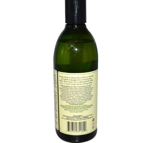 Avalon Organics, Bath & Shower Gel, Lavender, 12 fl oz (355 ml) - Topvitamine