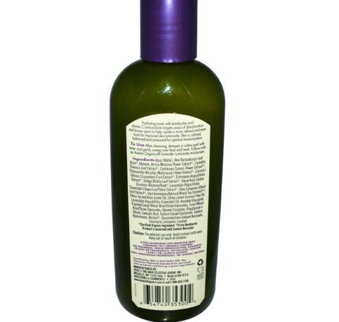 Avalon Organics, Hydrating Toner, Lavender Luminosity, 7 fl oz (207 ml) - Topvitamine