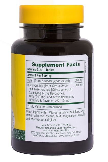 Biorutin 1000 mg (90 Tablets) - Nature's Plus - Topvitamine