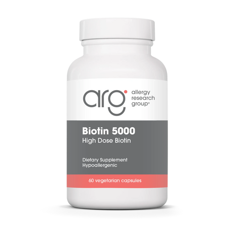 Biotin 5000 60 Veggie Caps - Allergy Research Group - Topvitamine