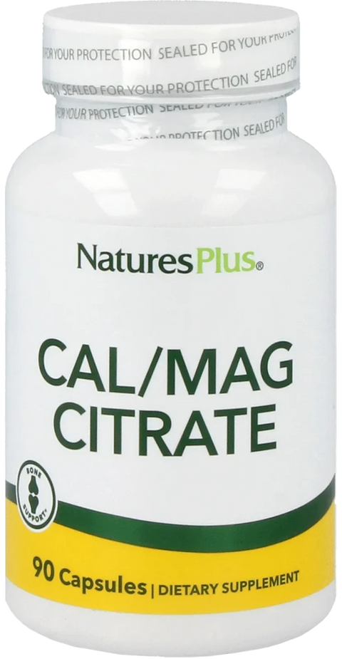 Calcium/Magnesium Citrate - 90 capsules Nature's Plus - Topvitamine